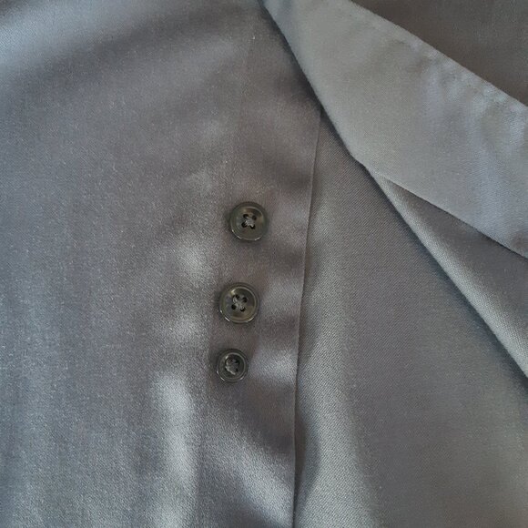 Jhane Barnes SZ 15.5 Modern Fit Grey Cotton Men's Button Up Shirt ⚡️3 for $35⚡️ - Picture 8 of 13